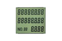 China HTN Seven Segment LCD Display With Metal Pin Connector OEM ODM supplier
