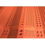 Perforated Sheet Windbreak Fence Panels , Industrial Wind Proof Fence for sale