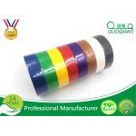 White /  Yellow / Red Crepe Paper Decorative Masking Tape With Rubber Based Gule for sale