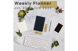 China 3.5*6.5inch Academic Planner Customizable With Monthly Tabs supplier
