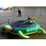 Turtle Jump 15-Foot Water Trampoline, Inflatable Floating Water Toys / Jumping Pad for sale