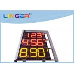 16 Inch Led Price Signs For Gas Stations , Led Price Display 580mm X 1500mm X 100mm for sale
