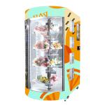 Distributor Fresh Flower Shop Bouquet Vending Lockers Automated With Humidifier for sale