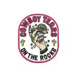 Trucker Hat Bar Hot Pink Cowboy Cowgirl Iron on Embroidered Patches Shiny Glitter Patches for sale