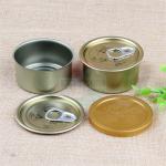 Durable Black Cap Easy Open Tin Cans For Cali Hemp Packaging Tin Box for sale