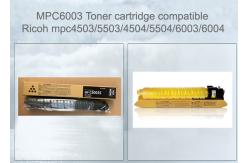 China Single Unit Printer Toner Cartridge Savin Mpc4503 Mpc5503 Mpc6003 22500 Pages supplier