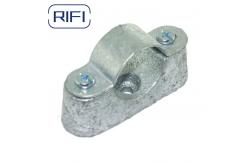 China Hot DIP Galvanized Electrical Gi Pipe Fittings 25mm Conduit Saddle Clips Clamp supplier