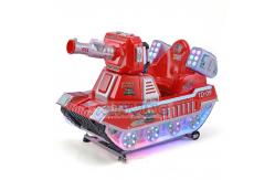 China Interactive Kiddie Amusement Rides Happy Train Crazy Tank With Bubble Gun supplier