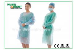 China Adjustable Wrist Polypropylene Material Disposable Isolation Gowns supplier