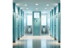 China Easy To Clean Hinged Door Toilet Partition Wall Toilet Partition supplier