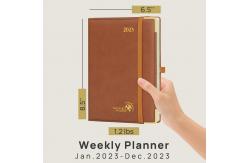 China Ink Resistant Paper Custom Academic Planner , 7 Day Weekly Planner 2023 2023 supplier