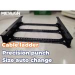 Adjustable Width Ladder Tray Roll Forming Machine With Servo Feeding