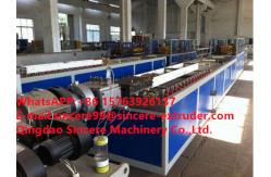 China PVC Bamboo Fiber Decorative Wall Panel Board Making Machine supplier