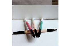 China Double Ended Auto Eyebrow Pencil Slim Shape Long Standing Customizable supplier