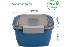 China 1500ml Salad Lunch Container supplier