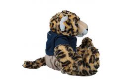 China Sitting Leopard Soft Plush Stuffed Animals Adorable Design Machine Washable supplier