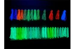 China 2MM Glow Dark Yarn Duration Thread Polyester Material Safe For Skin supplier