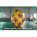 Pvc Outside Inflatable Holiday Decorations Painted Decoration Egg for sale