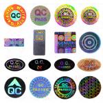 Custom Holographic Label Roll Waterproof Vinyl Sticker Design For Food Shipping for sale