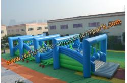 China 20m PVC Inflatables Obstacle Course , Inflatable Wrecking Ball For Team supplier