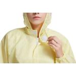 ESD Lint Free Garments Unisex Dustproof Antistatic Clean Room Suit