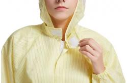 China ESD Lint Free Garments Unisex Dustproof Antistatic Clean Room Suit supplier