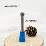 Solid Carbide 4 Flute Lollipop Router Bit Radius Milling Tool for Titanium Stainless Steel Aluminum for sale