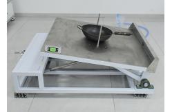 China Cookware Stability Test Apparatus EN 12983-1 Compliant Inclined Platform Tester supplier
