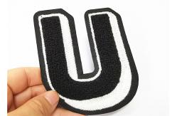 China Chenille Felt Letterman Patches Alphabet Patches For Jackets  2.75 Tall supplier