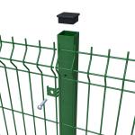 Outdoor Garden Privacy 3D Curved V Mesh Fencing Gate for sale