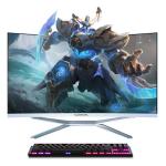 27  High Quality Aio Game Desktop Laptops Curved Screen All in One Monoblock Computer Gaming Pc for sale