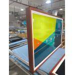 Commercial Mural Advertising Machine Wall Mounted Art Smart Wooden Frame High-definition Display for sale