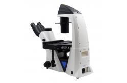 China Trinocular Transmit Light Inverted Optical Microscope WF10x/22mm Eyepiece supplier