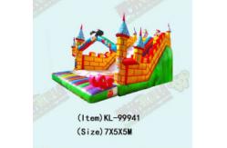 China Mickey Mouse Castle Inflatable Large Slide For Childrens supplier
