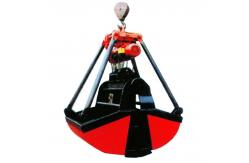 China 6-12 CBM Crane Grab Orange Clamshell Grab Bucket Overhead Crane Grapple supplier