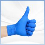 Hygienic Synthetic Nitrile Gloves 100pcs/ Box Heavy Duty Nitrile Gloves for sale