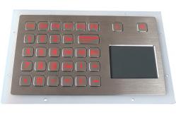 China Industrial Keypad IP67 with Touchpad Backlight Panel Mount for Outdoor supplier