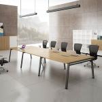 10 Seat Executive Conference Table And Chairs Wood 25mm Thickness