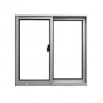 Modern Apartment Aluminium Glass Sliding Doors UPVC Windows With Mesh for sale