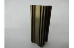 China Champagne Bronze Extruded Aluminum Electronics Enclosure , Aluminum Window Parts supplier