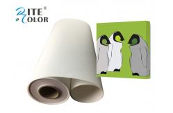 China Stretchable Inkjet Cotton Art Canvas Rolls Waterproof 360gsm For Pigment Dye Ink supplier