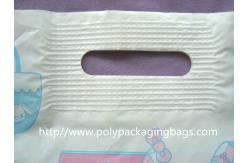 China Promotional Printed Patch Handle Carrier Bags With Reinforcement supplier