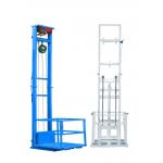 Warehouse 500kg Two Post Cargo Lift Single Guide Rail Hydraulic Freight Elevator for sale