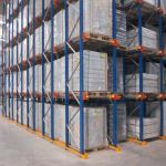 High Density Drive In Pallet Racking 1000mm-8000mm Length Drive In Rack for sale