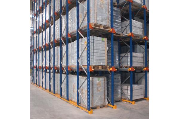 High Density Drive In Pallet Racking 1000mm-8000mm Length Drive In Rack