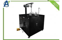 China EN 136 Full Face Mask Flame Resistance Tester With 6 TEKLU Burners supplier
