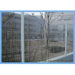 Vinyl Electrostaic Paint Curved Metal Fence Powder Galvanized welded wire fence for sale