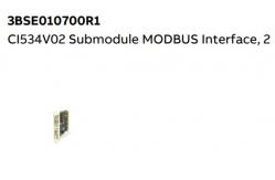 China CI534V02 3BSE010700R1 ABB Submodule MODBUS Interface, 2 Net Height 27mm supplier