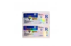 China test Propionate 6x3cm 10ml Hologram Sticker Labels supplier