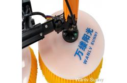 China Solar Panel Cleaning Brush with Artificial Control and 7.5 Meter Telescopic Pole supplier